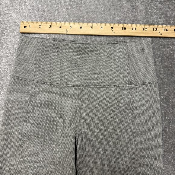 Athleta Pants Womens XS Gray Delancey Herringbone Tight Slim Mid Rise Athleisure - Picture 6 of 11